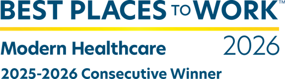 Modern Healthcare Best Places to Work 2025-2026 Consecutive Winner