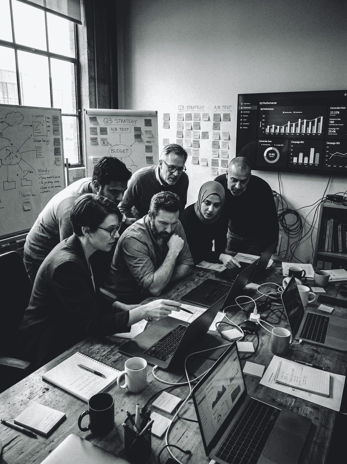 Strategy Collective operators analyzing data