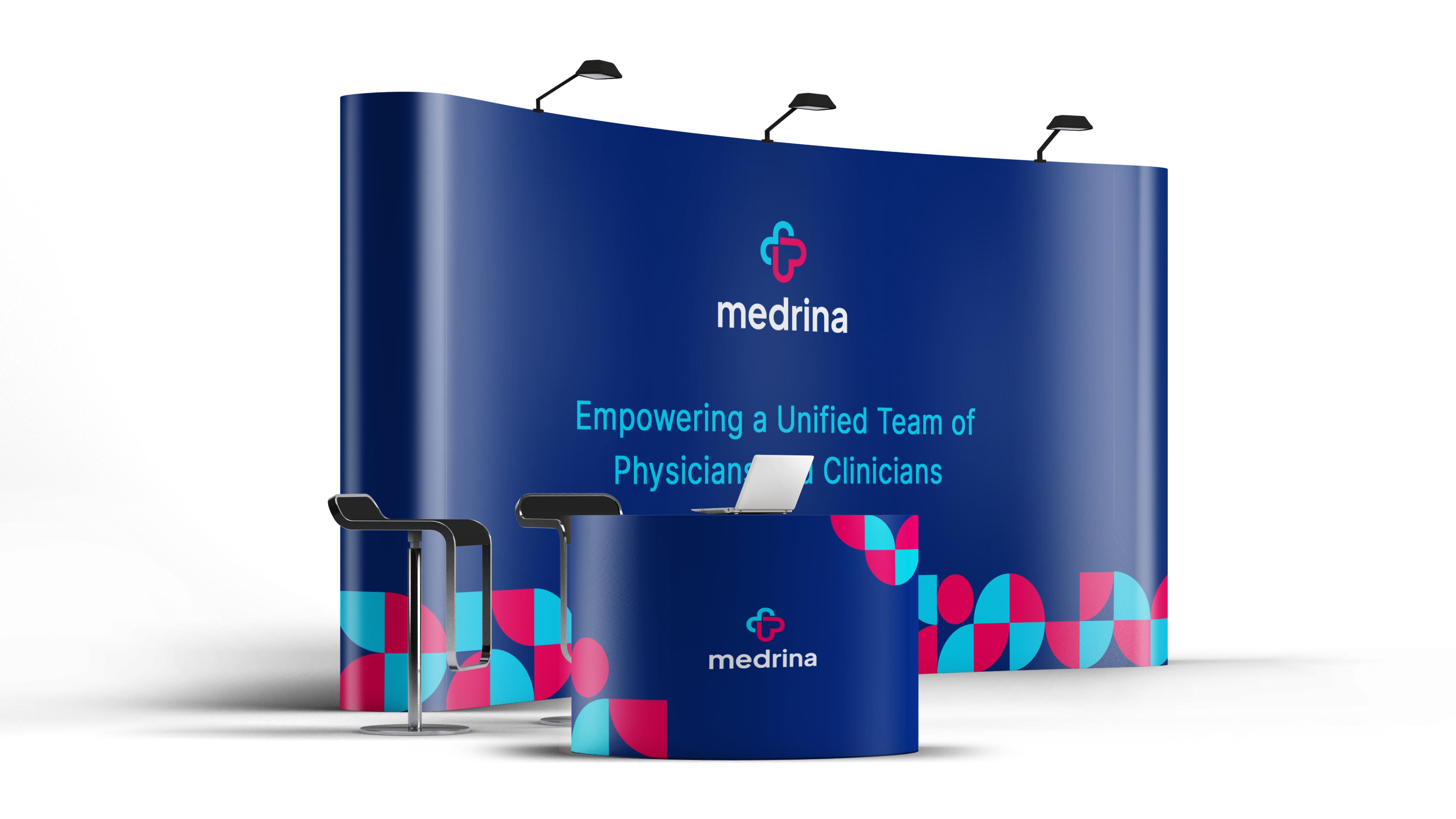 Medrina conference booth