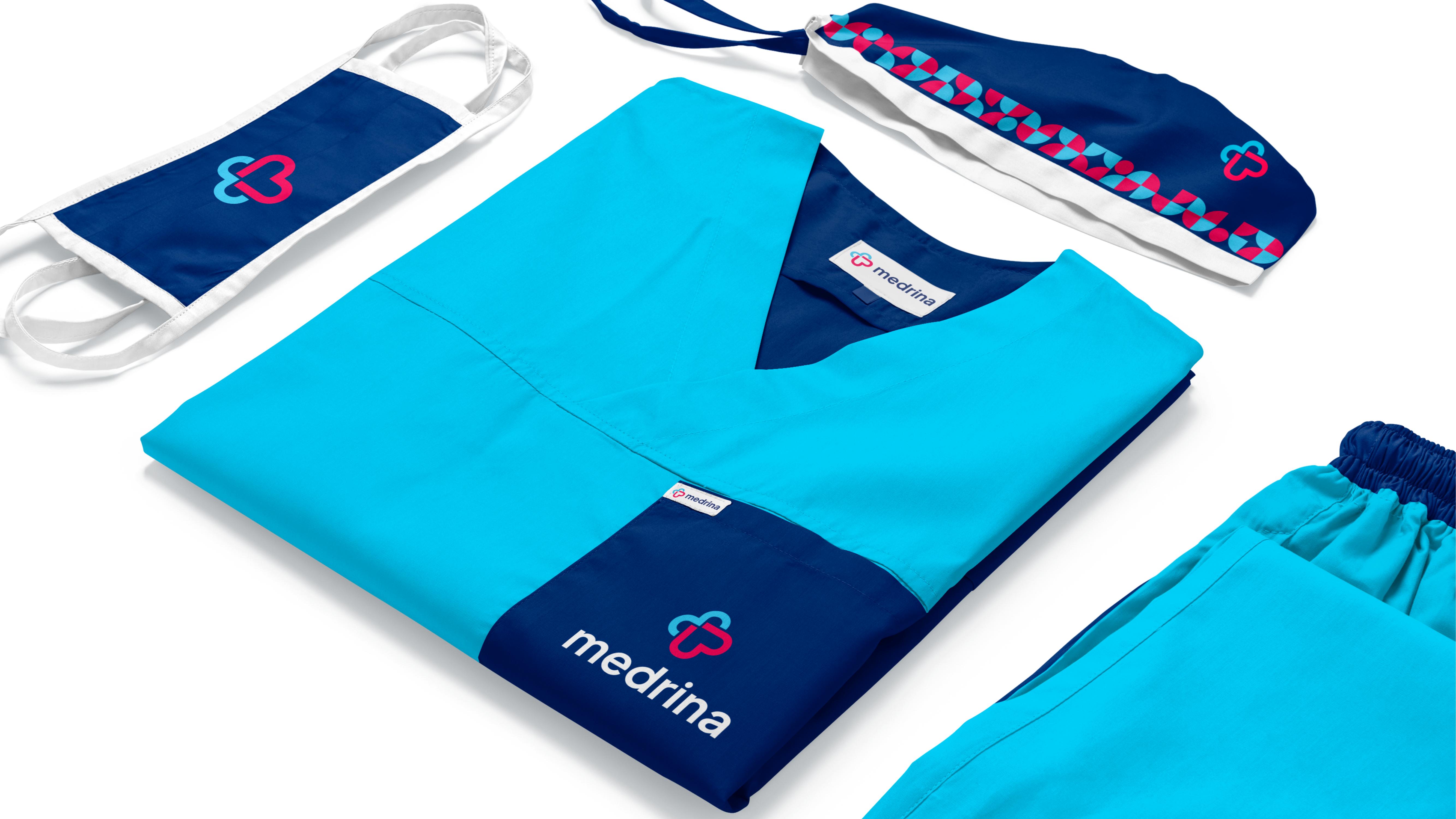 Medrina branded scrubs