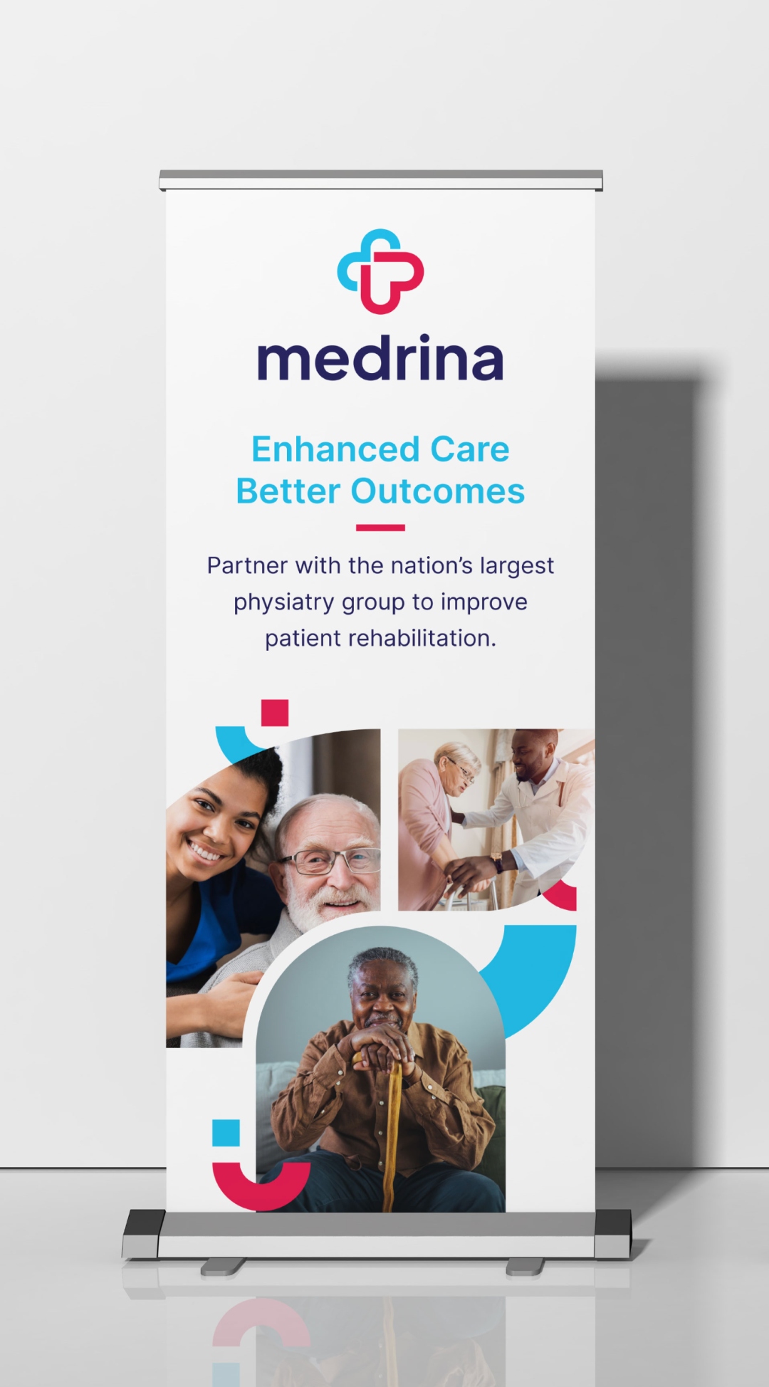 Medrina retractable banner